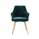 Sillón tapizado para hostelería Abby