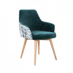Sillón tapizado para hostelería Abby