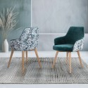 Sillón tapizado para hostelería Abby